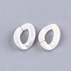 Acrylic Imitation Pearl Linking Rings OACR-S024-45-2