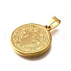 Ion Plating(IP) 304 Stainless Steel Pendants STAS-A053-24A-G-2