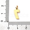 304 Stainless Steel Charms STAS-A106-01G-07-3