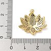 Rack Plating Brass Micro Pave Cubic Zirconia Pendants KK-K392-56G-3