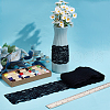 Polyester Elastic Flower Lace Trim Fabric DIY-WH0632-94A-5