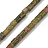 Natural Unakite Beads Strands G-G202-A03-02-2