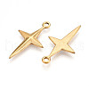 304 Stainless Steel Pendants STAS-N109-121G-2