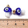 Handmade Lampwork Pendants LAMP-S069-06G-04-3