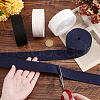   4 Rolls 4 Colors 5 Yards Flat Polycotton Ribbon OCOR-PH0002-51-3