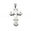 Cross 304 Stainless Steel Big Pendants STAS-R171-07P-1