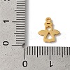 PVD Vacuum Plating 304 Stainless Steel Charms STAS-L081-025G-3