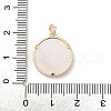 Brass Micro Pave Clear Cubic Zirconia Pendants KK-A207-10C-G-3