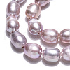 Natural Cultured Freshwater Pearl Beads Strands X1-PEAR-N012-04O-3