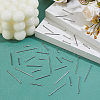 DICOSMETIC 100Pcs 5 Styles 304 Stainless Steel Connector Charms STAS-DC0016-21-5