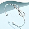 304 Stainless Steel Cuff Bangles BJEW-L682-032P-1