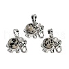 Natural Dalmatian Jasper Pendants G-I374-A-P18-1