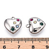 304 Stainless Steel Charms X-STAS-T064-10P-3