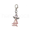 Angel Glass & Acrylic Pendant Decorations HJEW-JM03471-4