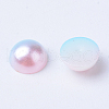 Imitation Pearl Acrylic Cabochons OACR-R063-10mm-02-2
