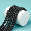 3 Strand 3 Sizes Natural Lava Rock Beads Strands G-FS0001-03-6