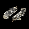 Transparent Resin Rhinestone Pendants RESI-Q021-01C-2