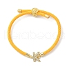 Adjustable Nylon Cord Bracelets BJEW-C096-01G-11-4