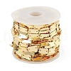 Brass Rectangle Link Chains CHC-M025-25G-4