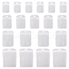  100Pcs 4 Styles Transparent Plastic Zip Lock Bags OPP-TA0001-03-10