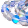 Synthetic Moonstone Beads Strands G-E573-01B-27-4