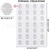 Coated Paper Label Stickers DIY-PH0013-13-2