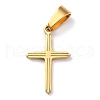 304 Stainless Steel Pendants STAS-P253-07G-1