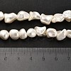 Electroplated Shell Pearl Beads Strands BSHE-C009-01A-5