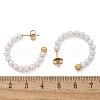 304 Stainless Steel C-Shaped Stud Earrings EJEW-L287-062G-01-4