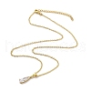 304 Stainless Steel Pendant Necklaces NJEW-U002-08G-2