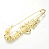 Alloy Glass Rhinestone Brooches JEWB-G001-13-2