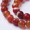 Natural Grade A Striped Agate/Banded Agate Beads Strands G-E479-02-6mm-3