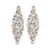 Tibetan Style Alloy Connector Charms PALLOY-H141-02AS-1