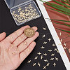 Unicraftale 100Pcs 304 Stainless Steel Tiny Cross Charms FIND-UN0004-03-2