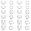 Unicraftale 30Pcs 3 Styles 304 Stainless Steel Cuff Rings STAS-UN0059-25-1