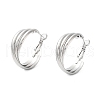 202 Stainless Steel Hoop Earrings EJEW-A041-02P-1