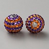 Halloween Theme Resin Rhinestone Beads RB-WH0003-08D-2