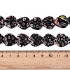 Handmade Millefiori Glass Beads Strands LAMP-T021-29B-4