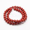 Natural Red Jasper Beads Strands G-E375-8mm-02-3