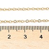 304 Stainless Steel Cable Chain Necklace Making STAS-P045-09G-3