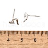 S925 Sterling Silver Stud Earrings EJEW-P305-02D-P-5