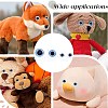 Gorgecraft 80Pcs 4 Style Craft Glass Doll Eyes DIY-GF0007-82-5