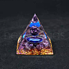 Resin Orgonite Pyramid Home Display Decorations G-PW0004-57J-1