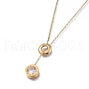 304 Stainless Steel Rhinestone Jewelry Sets SJEW-M097-04G-4