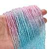 Transparent Painted Glass Beads Strands X1-DGLA-A034-T2mm-A22-2
