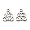 Non-Tarnish 316 Surgical Stainless Steel Charms STAS-H190-03P-04-1