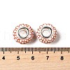 Opaque Resin European Beads RESI-C055-01F-3