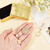 CHGCRAFT Rectangle 304 Stainless Steel Pendant Cabochon Settings FIND-CA0004-72-3