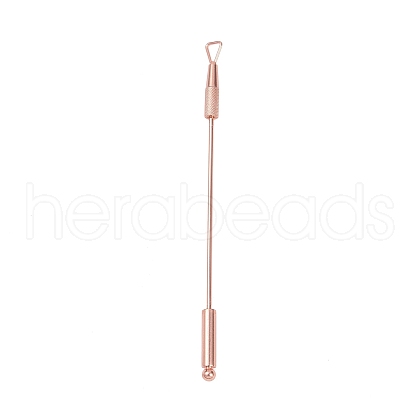 201 Stainless Steel Beadable Double Head Cuticle Pusher Nail Tools STAS-R161-01RG-1