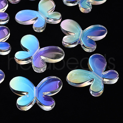 Transparent Acrylic Beads MACR-S374-10D-01-1